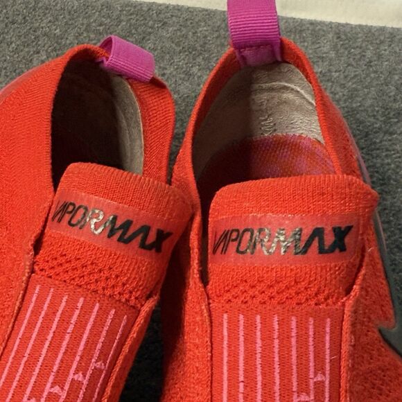 2018 NIKE AIR VAPORMAX KF MOC 2 AJ6599 600 UNIVERSITY RED 8.5 MAX 1 FORCE 180 90 - Picture 4 of 8
